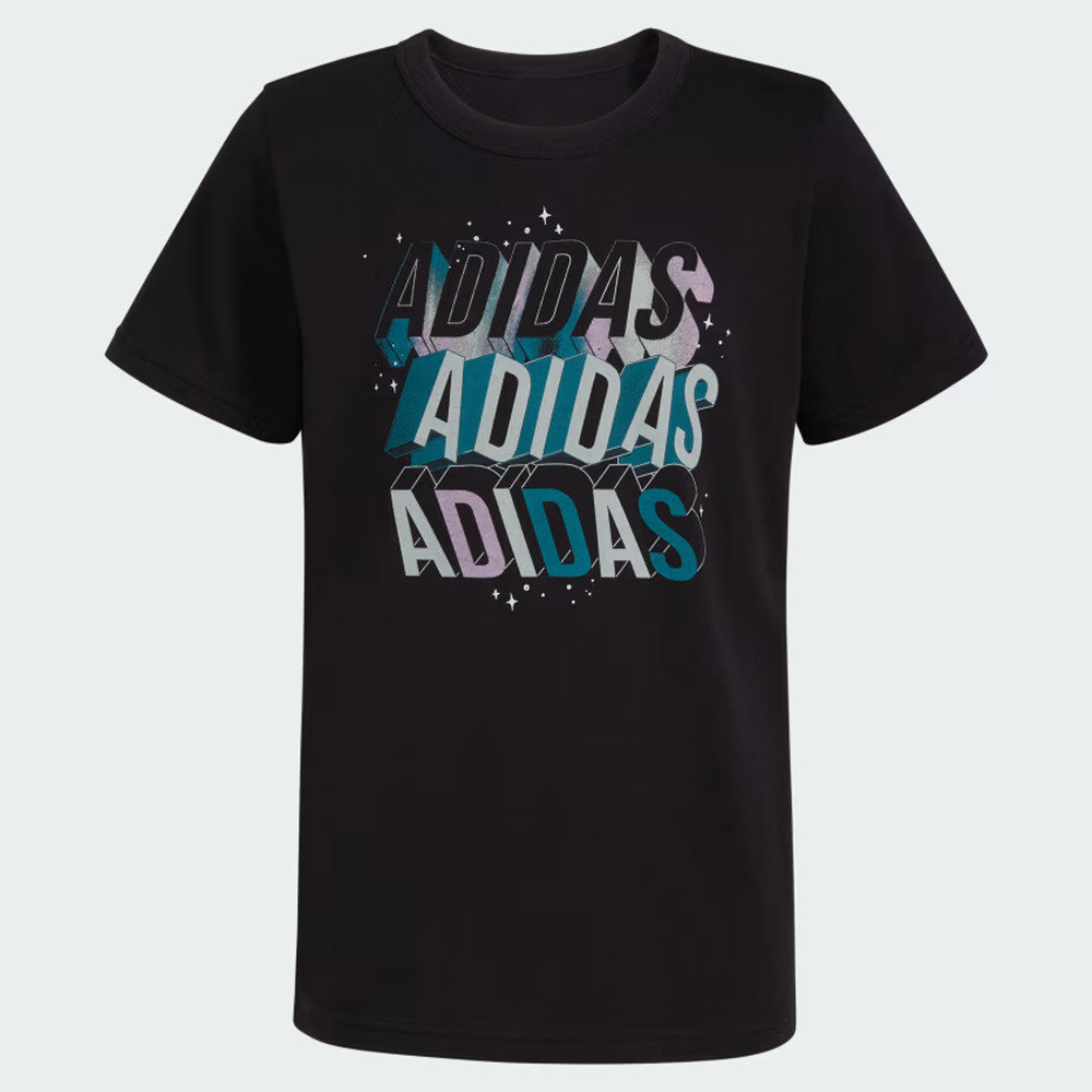 Adidas Kids Short Sleeve Regular Fit Tee Size L - Picture 3 of 6